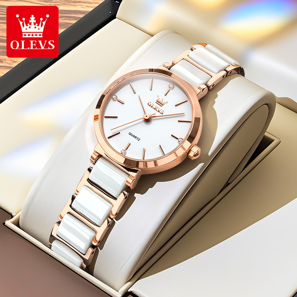 OLEVS Women Watch 5877 Luxury  - Jewelry For Watches recension och pris