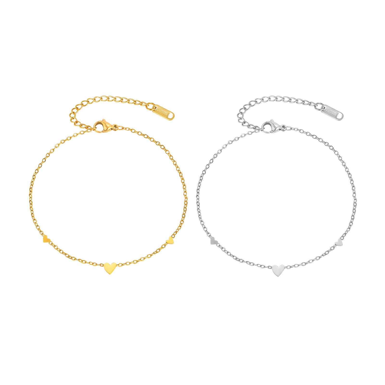 Stainless Steel Heart Anklets  - Jc Jewelry & Watches Photos recension och pris