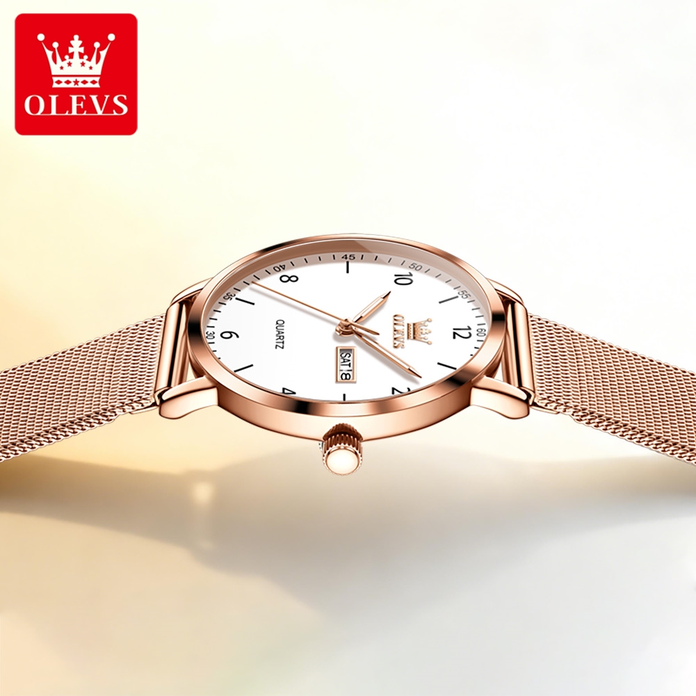 OLEVS 2996 Women Watches Origi - Watch Display Box recension och pris